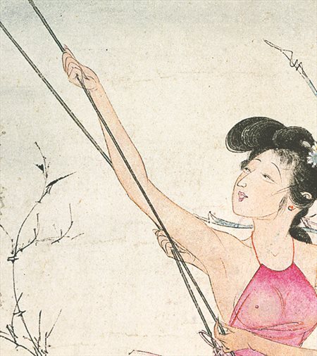 竹山-胡也佛的仕女画和最知名的金瓶梅秘戏图